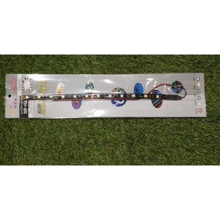 RUBAN FEU  45 CM DOUBLE COULEUR