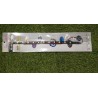 RUBAN FEU  45 CM DOUBLE COULEUR