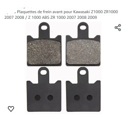 PLAQUETTE DE FREIN AVANT KAWAZAKI Z1000 ABS / Z750 "3155"