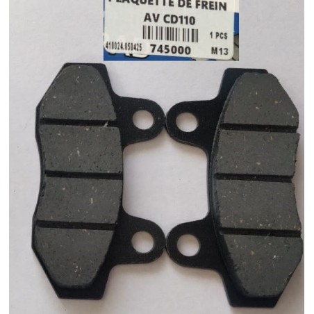 plaquette de frein avant CD100