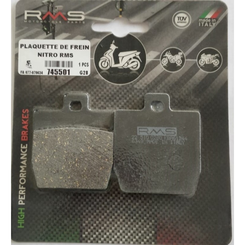 PLAQUETTE DE FREIN NITRO RMS