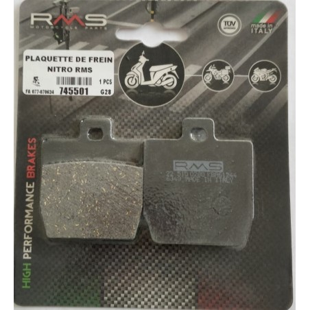 PLAQUETTE DE FREIN NITRO RMS