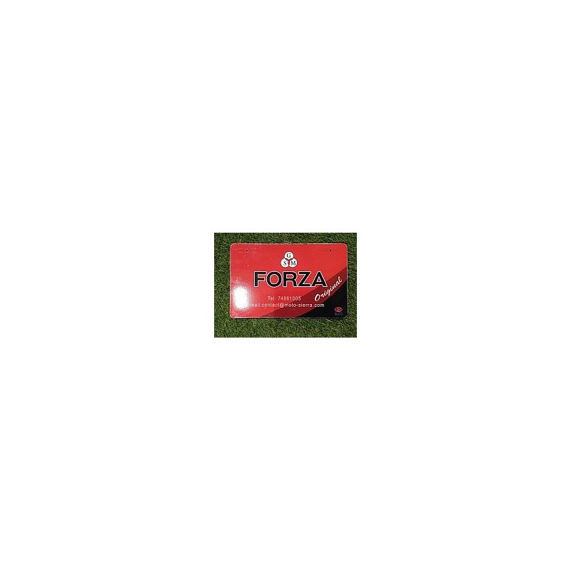 PLAQUE MATRICULE CD110